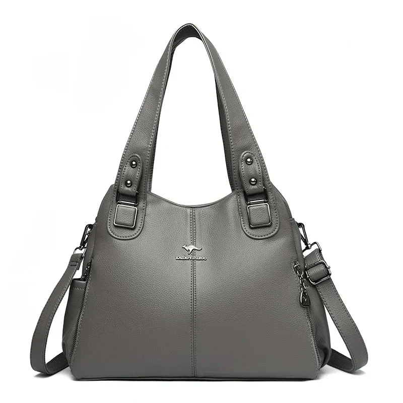 Amelia™ | Vintage Leather Shoulder Bag - Image 3