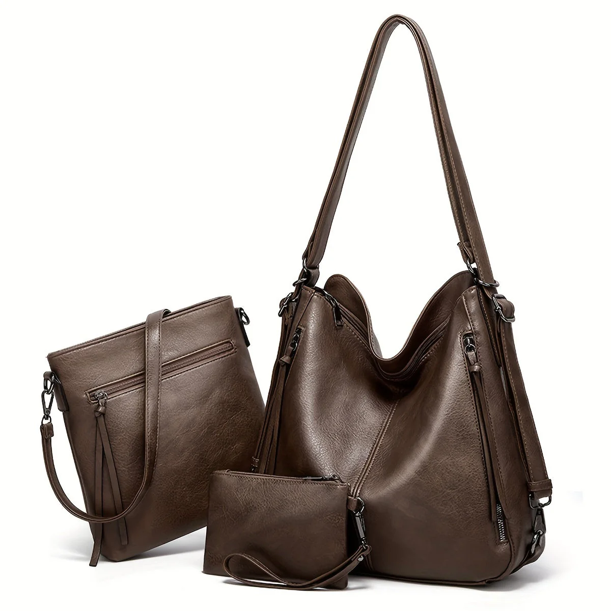 Amelia™ | Vintage Leather Tote Bag - Image 3