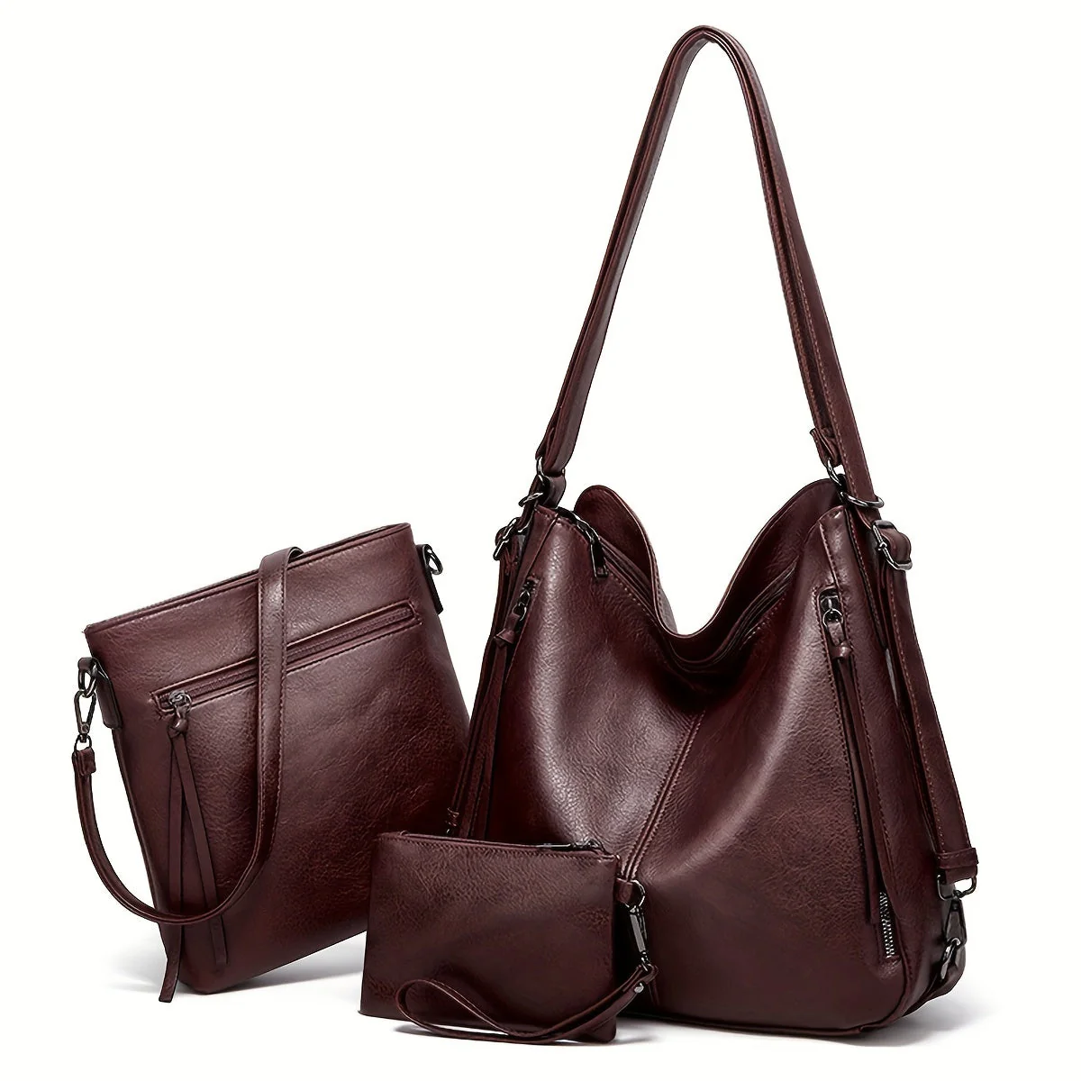 Amelia™ | Vintage Leather Tote Bag - Image 6