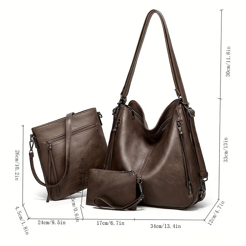 Amelia™ | Vintage Leather Tote Bag - Image 8
