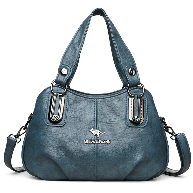 Beatrice™ | Classic Leather Hobo Bag - Image 4