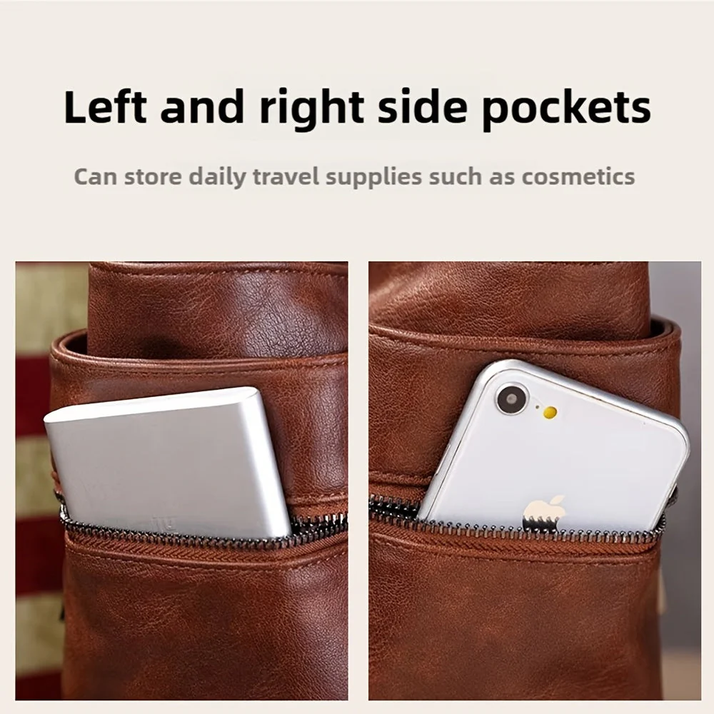 Beatrice™ | Classic Leather Shopping Bag - Image 6