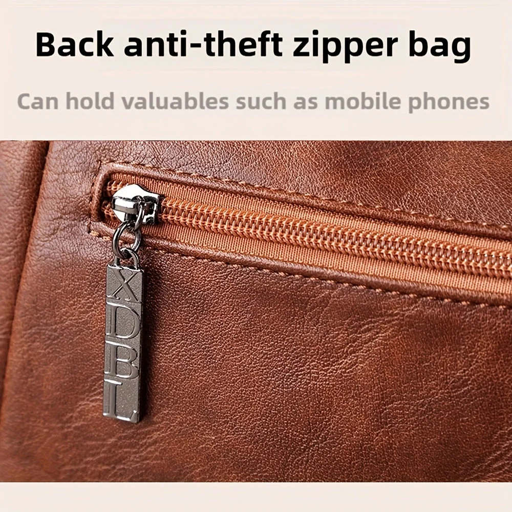 Beatrice™ | Classic Leather Shopping Bag - Image 7