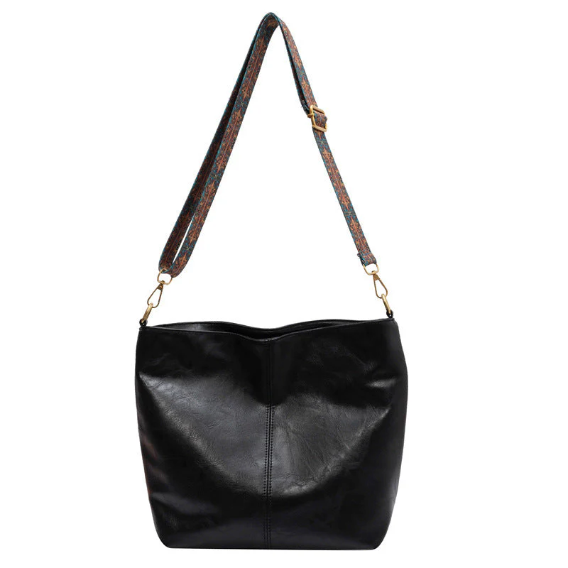 Clara™ | Vintage Leather Shoulder Bag - Image 4