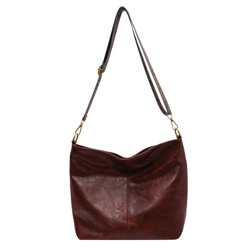 Clara™ | Vintage Leather Shoulder Bag - Image 5