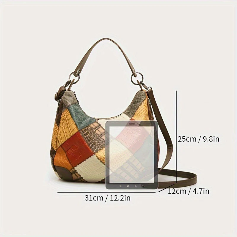 Dorothy™ | Genuine Leather Hobo Bag - Image 4