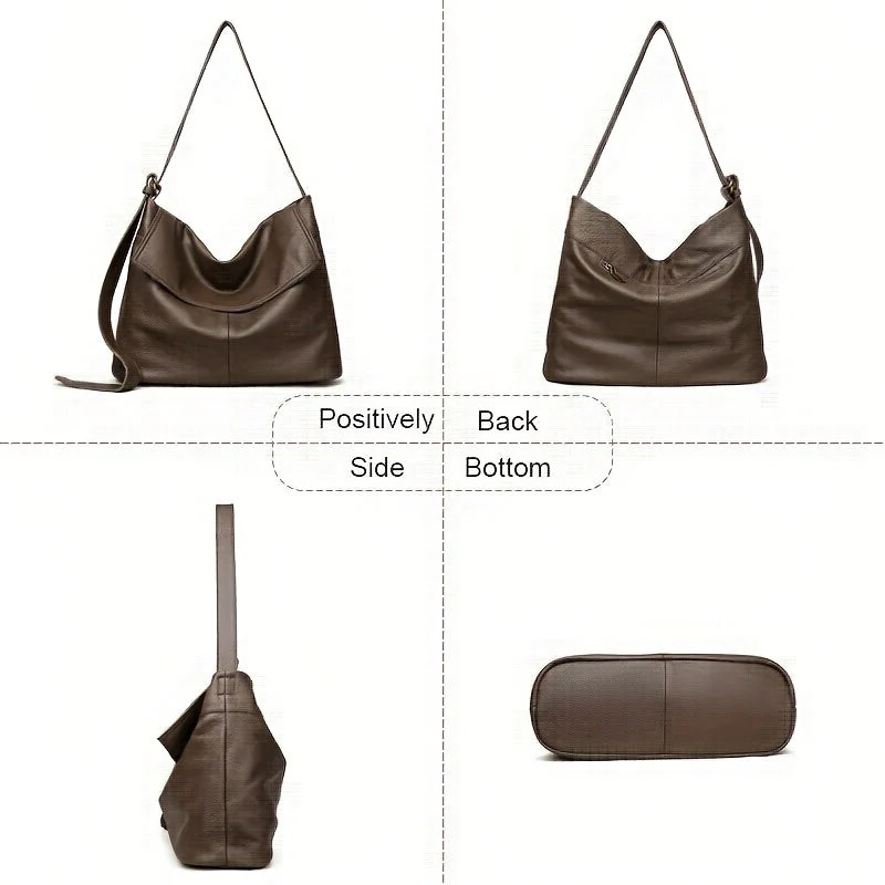 Evelyn™ | Spacious Leather Tote Bag - Image 5