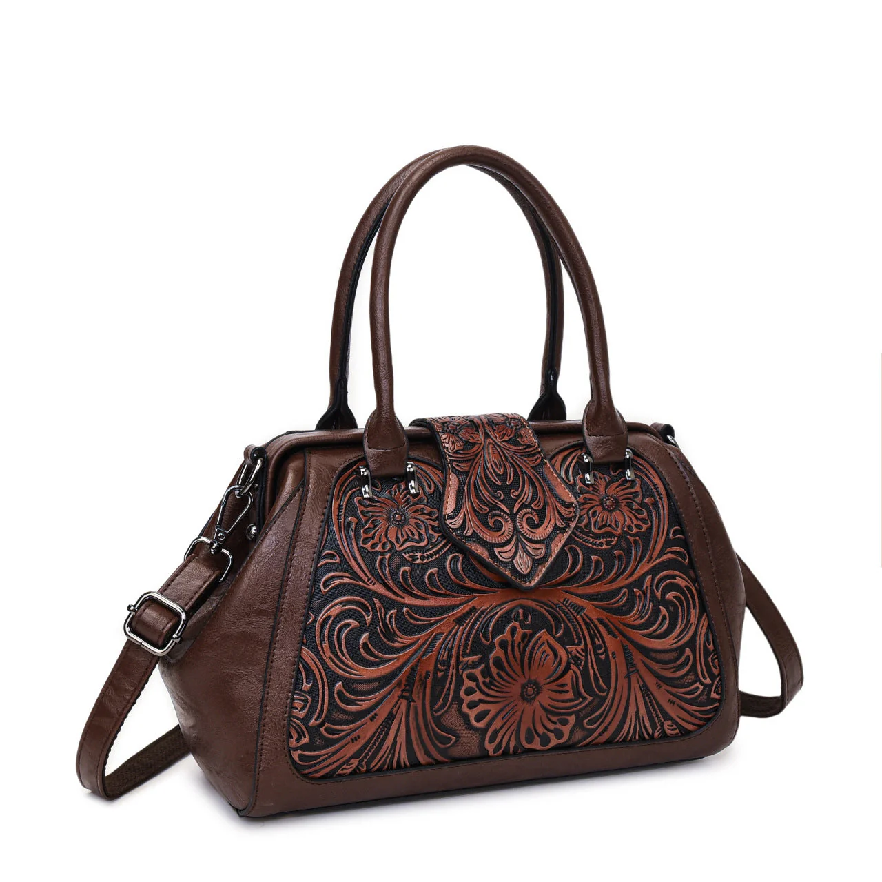 Ida™ | Carved Shoulder Bag - Image 3
