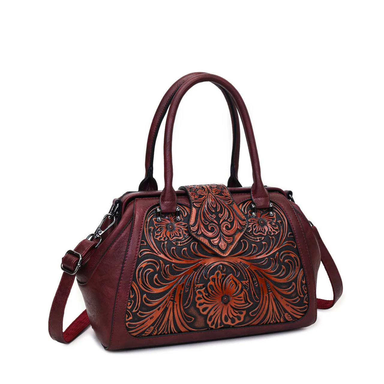 Ida™ | Carved Shoulder Bag - Image 4