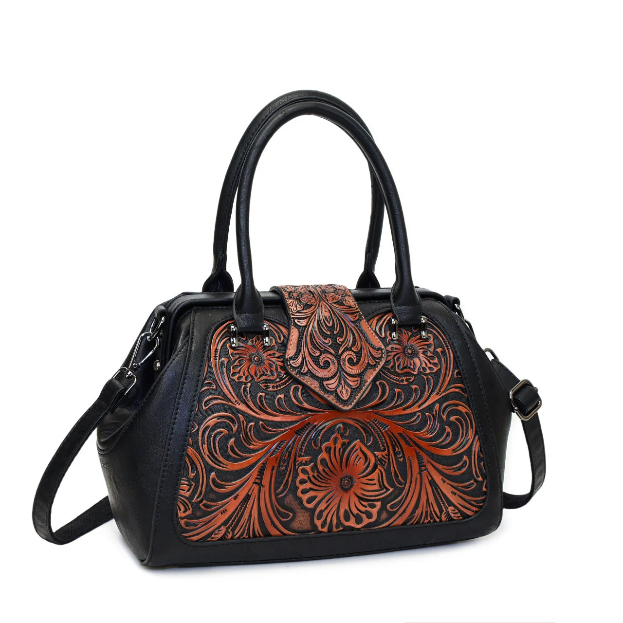 Ida™ | Carved Shoulder Bag - Image 5