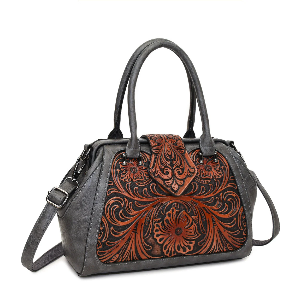 Ida™ | Carved Shoulder Bag - Image 6