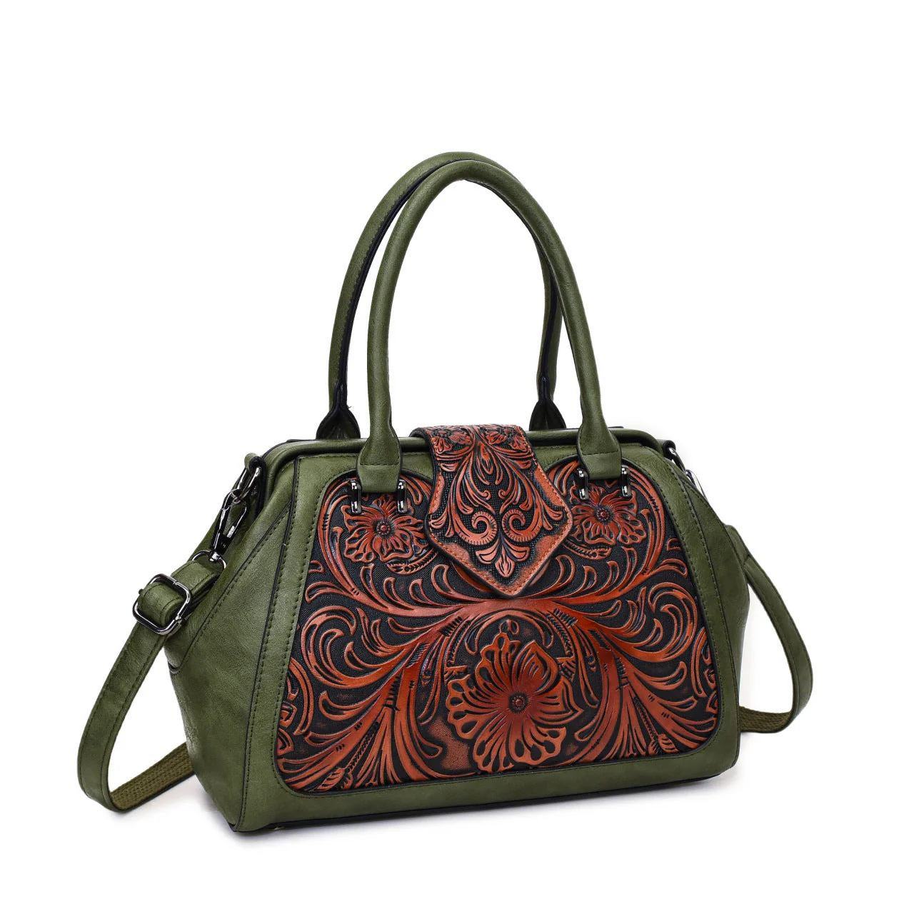 Ida™ | Carved Shoulder Bag - Image 8