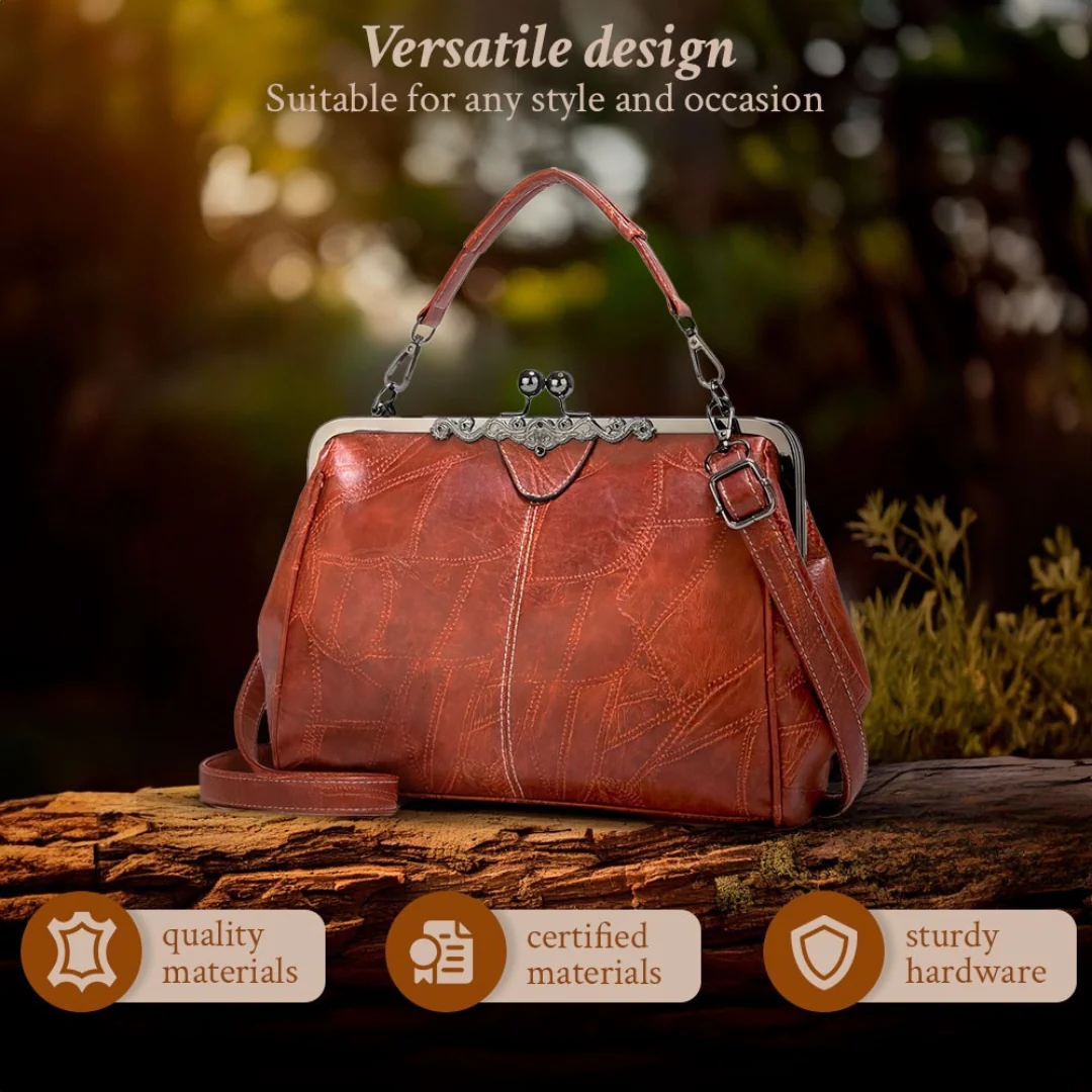 Lily™ | Leather Vintage Bag - Image 3