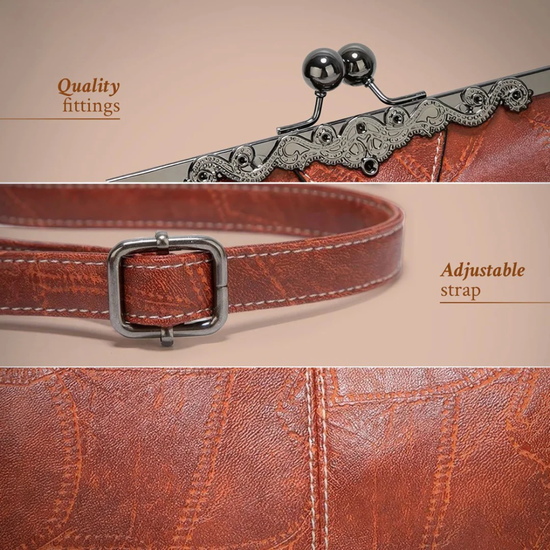 Lily™ | Leather Vintage Bag - Image 4