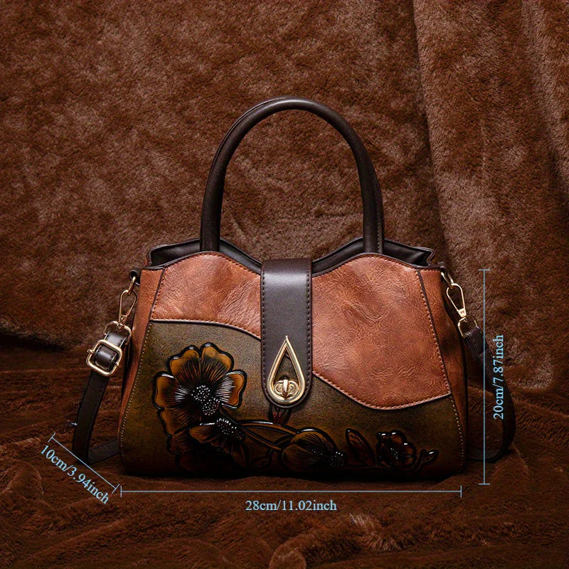 Rose™ | Embossed Messenger Bag - Image 5