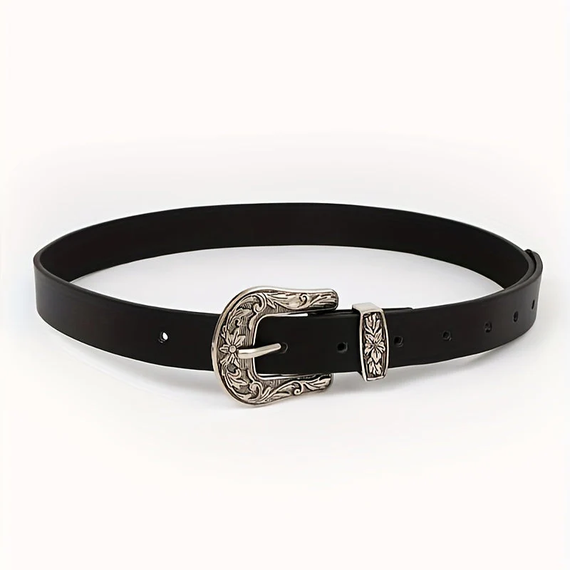 Katherine™ | Vintage Carved Buckle Belt - Image 3