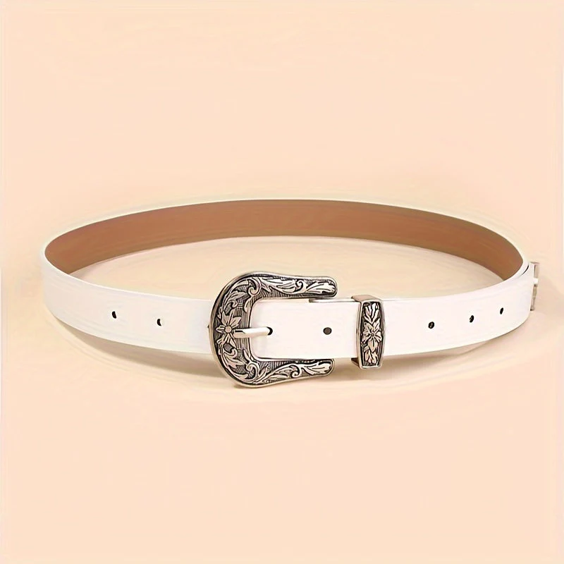 Katherine™ | Vintage Carved Buckle Belt - Image 4