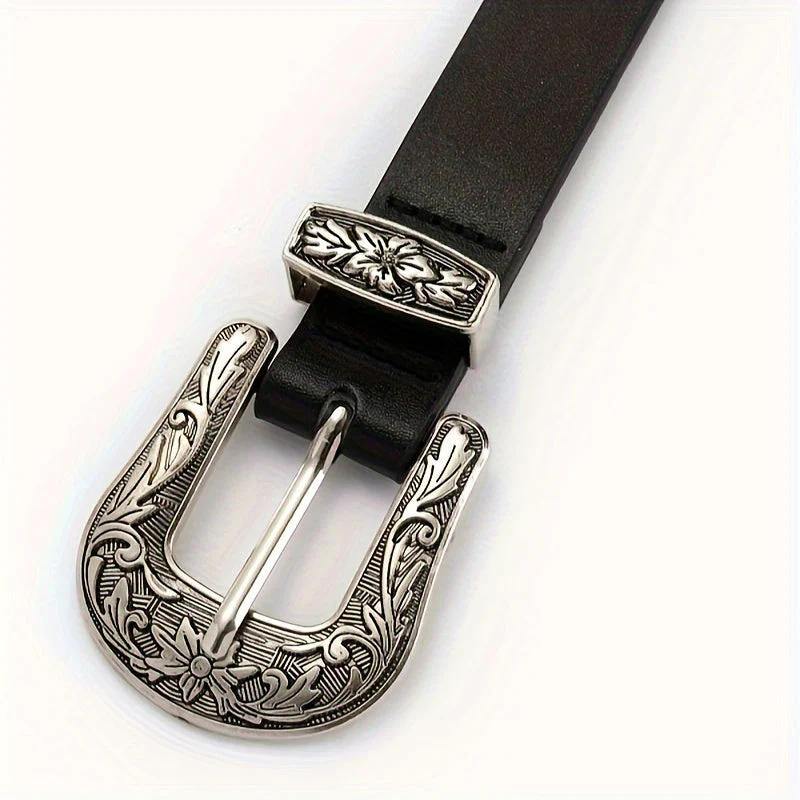 Katherine™ | Vintage Carved Buckle Belt - Image 5