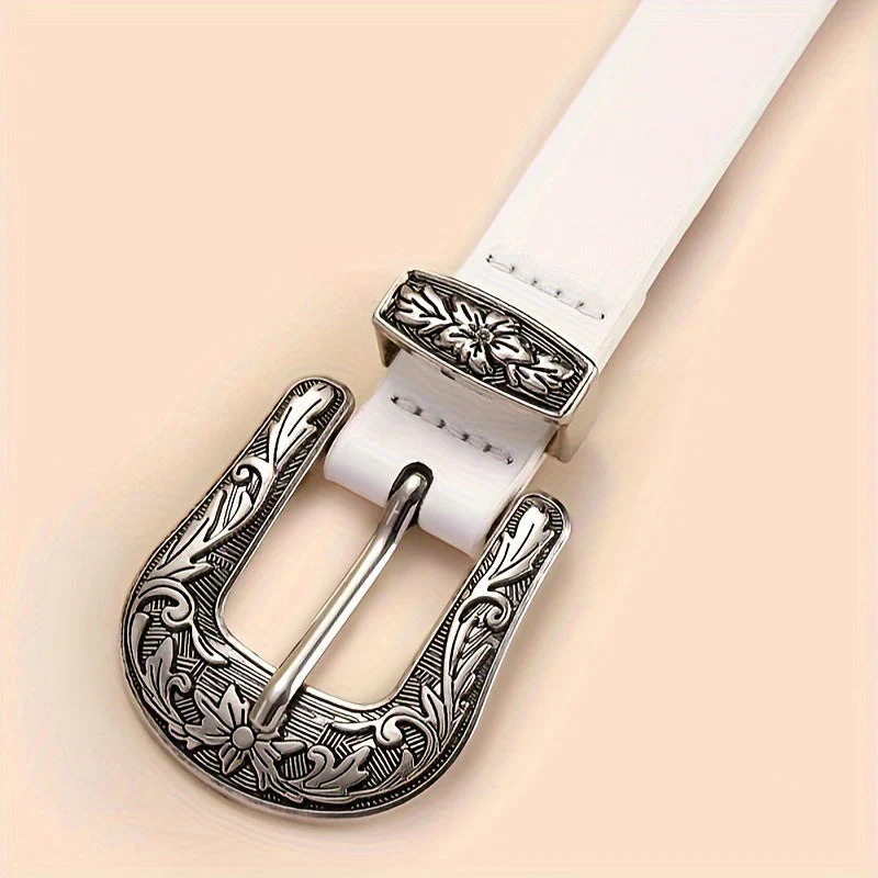 Katherine™ | Vintage Carved Buckle Belt - Image 6